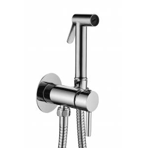 Набор: гигиенический душ со смесителем и шлангом Paffoni Tweet Round Mix